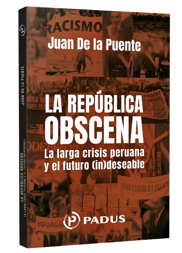 Portada del libro La República Obscena de Juan De la Puente